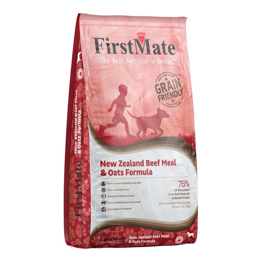 FirstMate New Zealand Beef Meal and Oats Formula Dry Dog Food