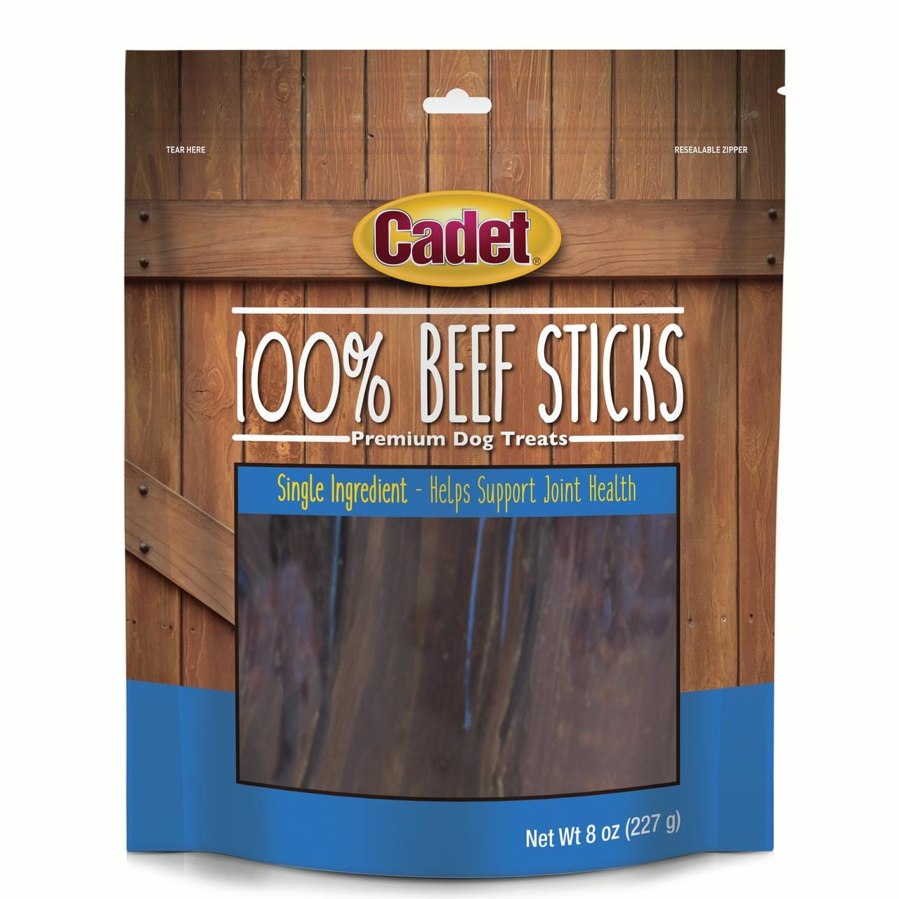 Cadet Butcher Treats Beef Strips Natural Dog Chews - 8 Oz
