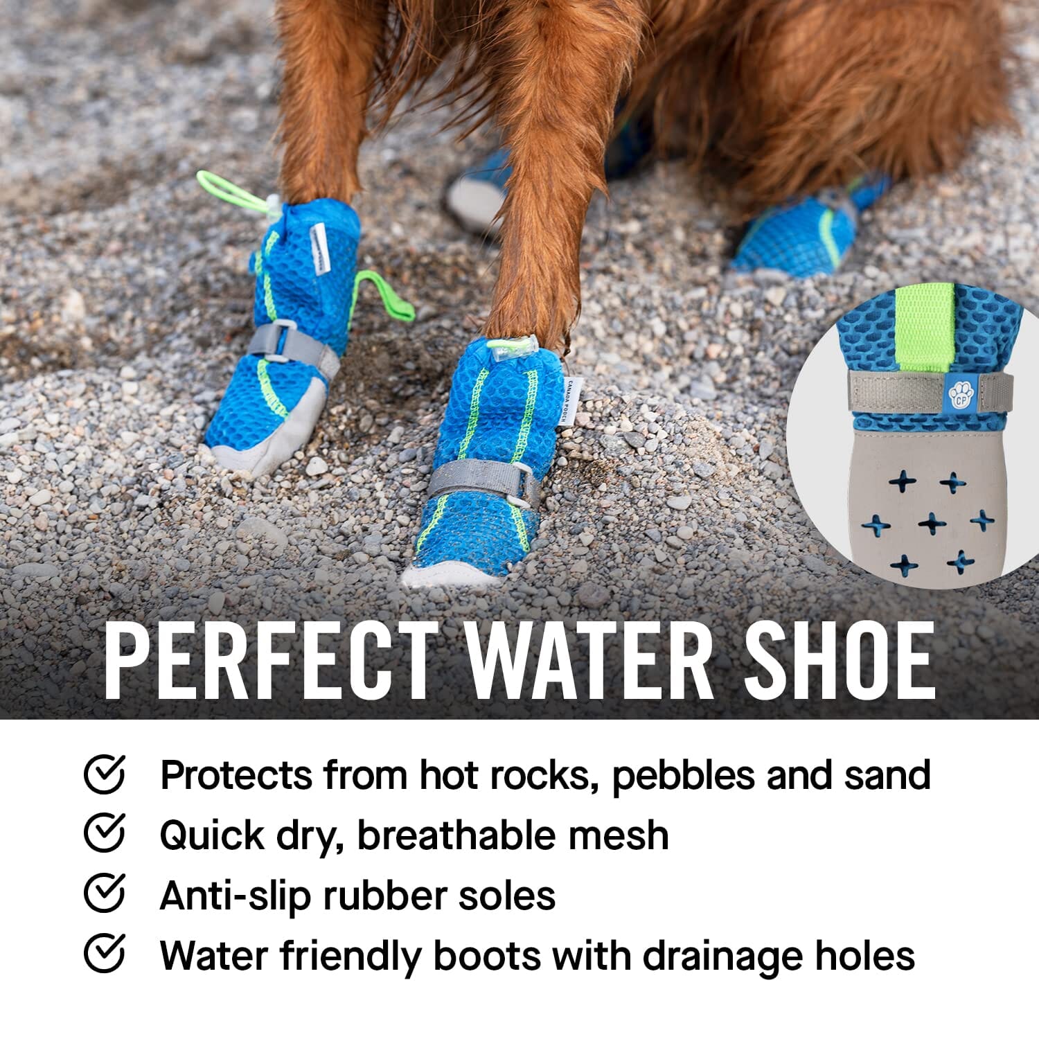 Canada Pooch Hot Pavement Breathable Dog Boots