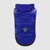 Canada Pooch Shiny Winter Dog Puffer Vest Blue 10 Inch Length