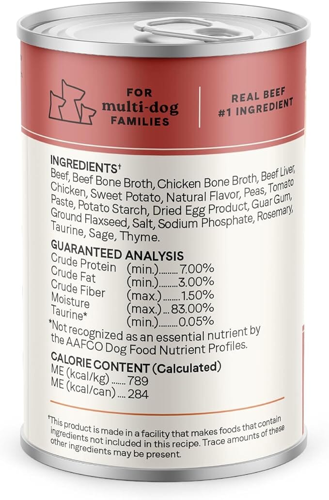 Canidae All Life Stages Beef and Vegetable Stew Canned Dog Food - 12.7 Oz - Case of 6