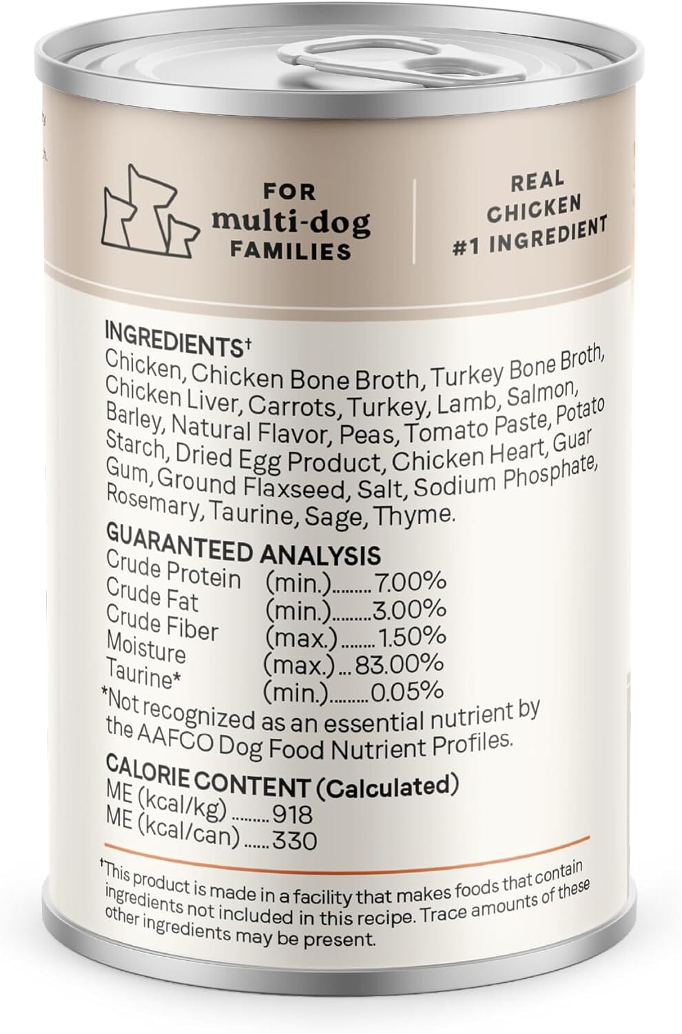 Canidae All Life Stages Chicken Turkey Lamb Salmon and Vegetable Stew Canned Dog Food - 12.7 Oz - Case of 6