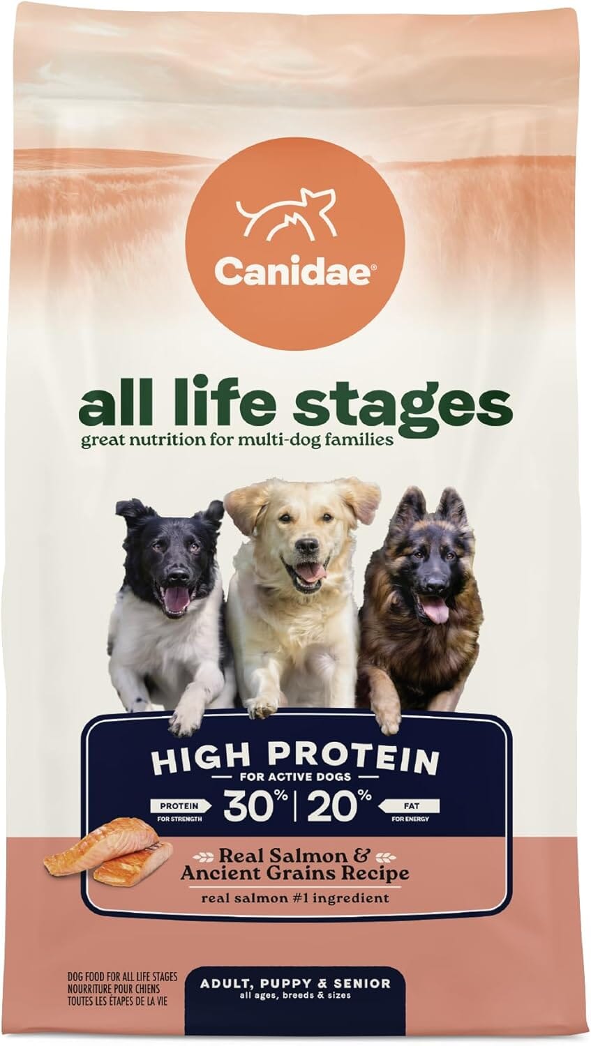 Canidae All Life Stages High-Protein Salmon and Ancient Grains Dry Dog Food - 27 Lbs Default Title