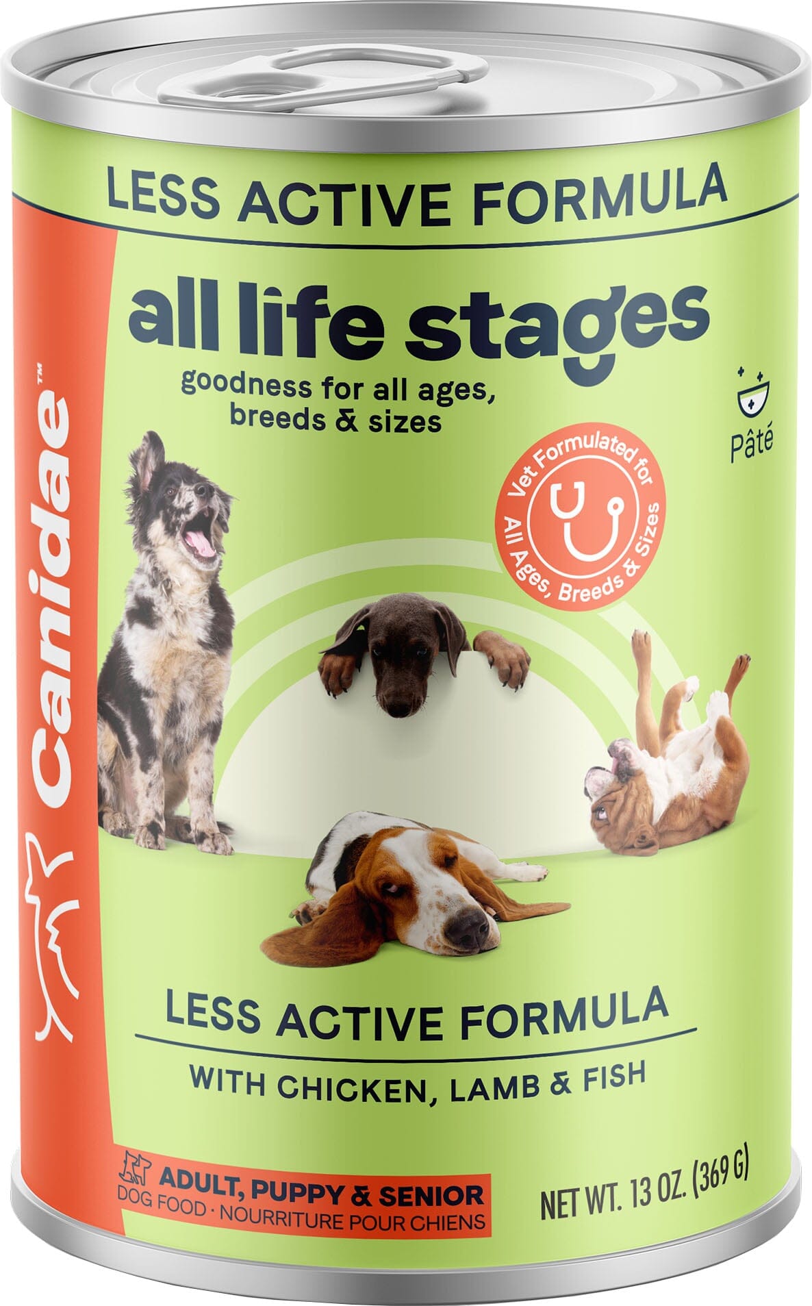 Canidae All Life Stages Less Active Canned Dog Food - Chicken and Lamb - 13 Oz - Case of 12