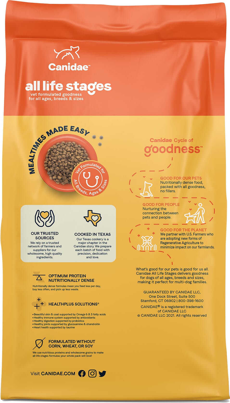 Canidae All Life Stages Premium Dry Dog Food - Real Chicken & Ancient Grains Recipe - 27 Lbs