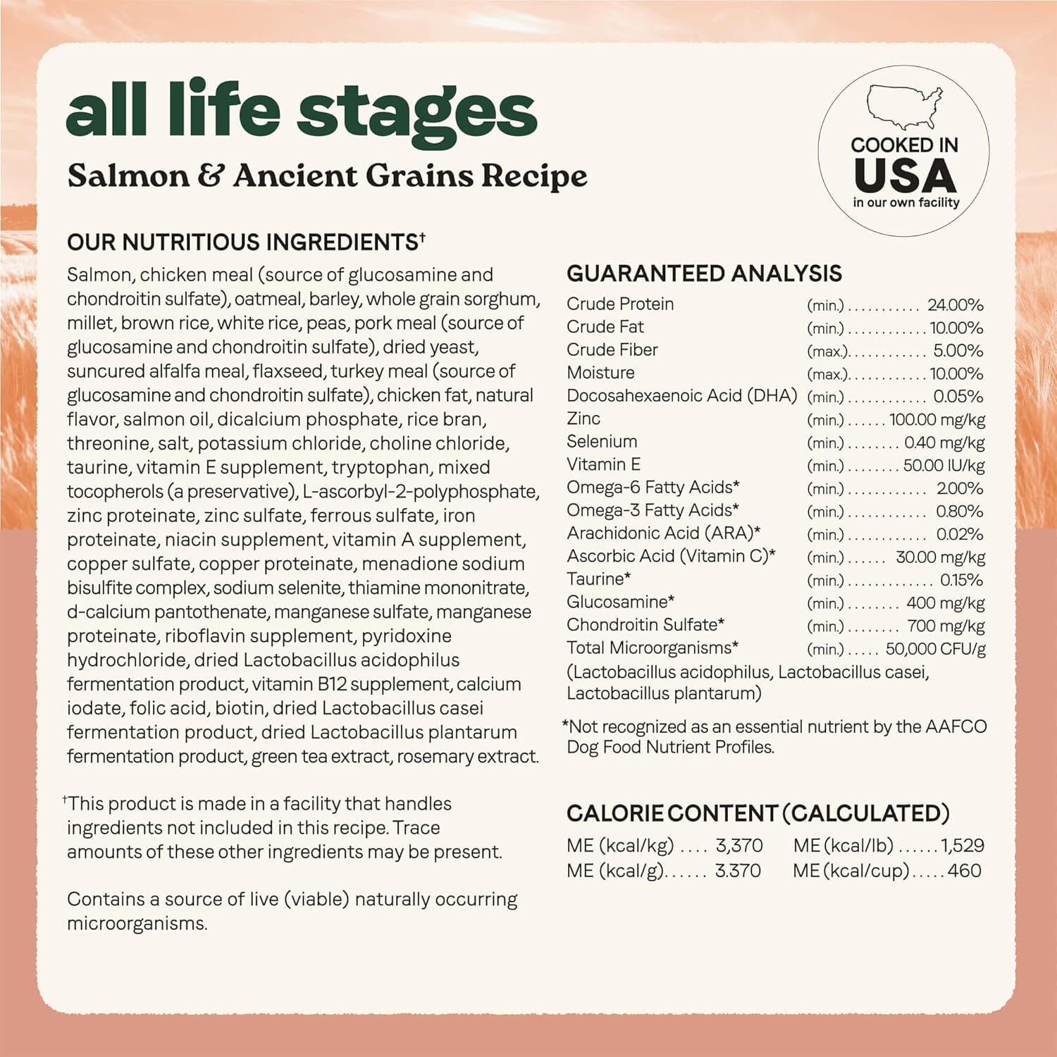 Canidae High-Protein Salmon and Ancient Grains All Life Stages Dry Dog Food