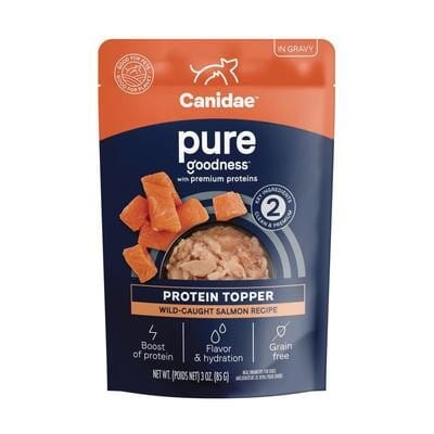 Canidae Pur Goodness Wild Caught Salmon in Gravy Wet Dog Food Topper - 3 Oz - 12 Pack Default Title