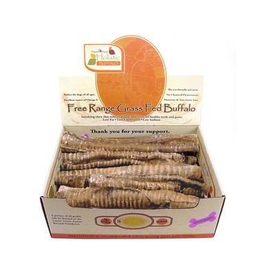 Canine Caviar Buffaroos Natural Dog Chews - 12 Inch - Case of 12 - 4 Lbs Default Title