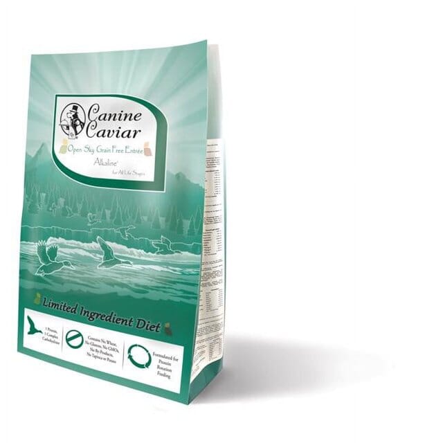 Canine Caviar Open Sky Limited Ingredient Diet Gluten-Free Duck and Teff Alkaline Dry Dog Food - 4.4 Lbs Default Title