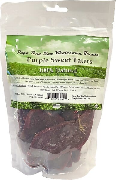 Canine Caviar Papa Bow Wow Purple Sweet Potato Soft and Chewy Dog Treats - 12 Oz Default Title