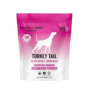 Canine Matrix 200gram Turkey Tail Organic Mushroom Dog Supplements - 7.1 oz  