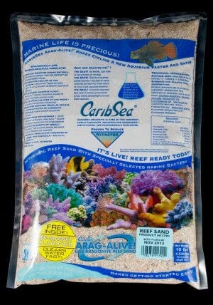 CaribSea Arag-Alive! Special Grade Reef Sand - 10 lb - Pack of 4  