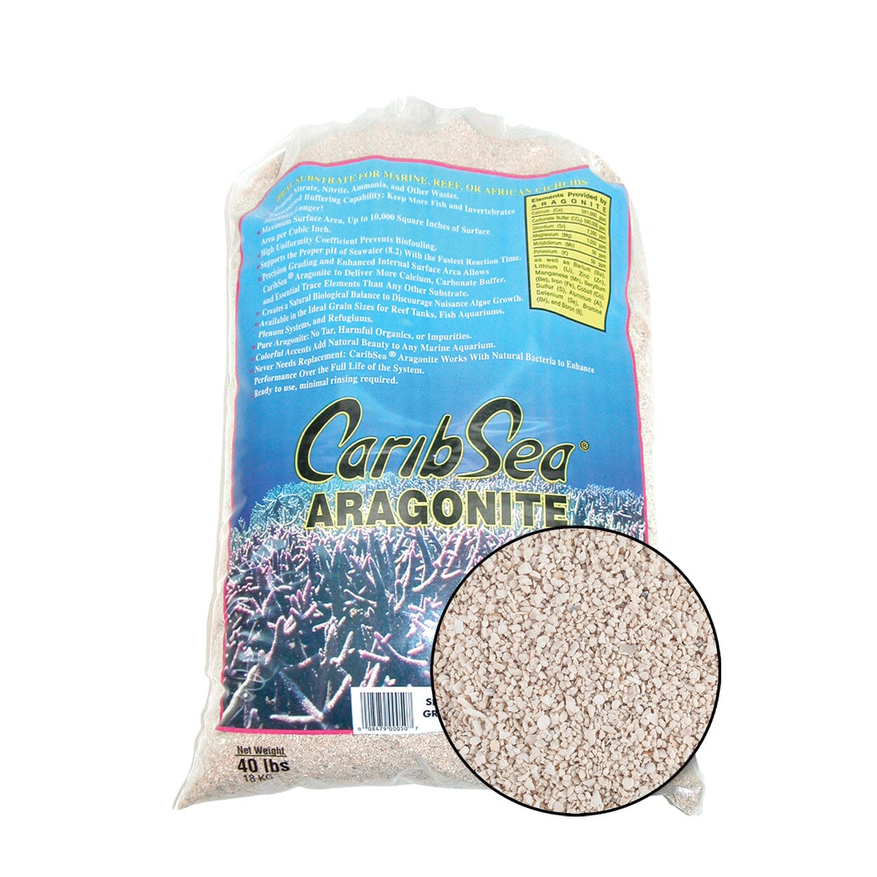 CaribSea Seaflor Special Grade Reef Sand - 40 lb  