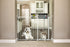 Carlson Pet Extra-Tall Walk-Though Metal Pet Gate with 10X7" Door - White - L: 37-60" X W: 2" X H: 38"  