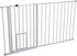 Carlson Pet Maxi Walk-Through Metal Pet Gate with 10X7" Door - White - L: 37-60" X W: 2" X H: 30"  