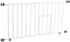 Carlson Pet Mini Metal Pet Gate with 9X10" Door and 6" Extension - White - L: 29-38" X W: 2" X H: 18"  