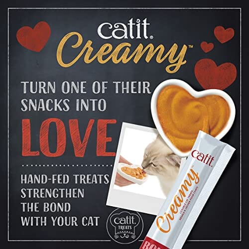 Catit Creamy Grain-Free Chicken and Shrimp Lickable Cat Treats