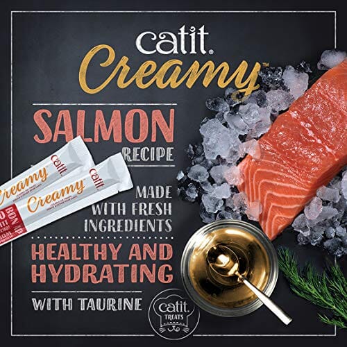 Catit Creamy Grain-Free Salmon Lickable Cat Treats