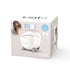 Catit PIXI Ergonomic Cat Water Drinking Fountain with Water Indicator - 2.5 Ltr Stainless Steel White