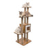 Catit Vesper High Base Four-Level Furniture Cat Tree - Walnut - L:30.5 X W:22.8 X H:62.2 Inches Default Title