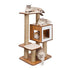 Catit Vesper High Base Giant Three-Level Furniture Cat Tree - Walnut - L:25 X W:35 X H:53 Inches Default Title