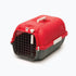 Catit Voyageur Hardshell Cat Carrier with Airsift Box Red Medium - L:22 X W:14.8 X H:12 In