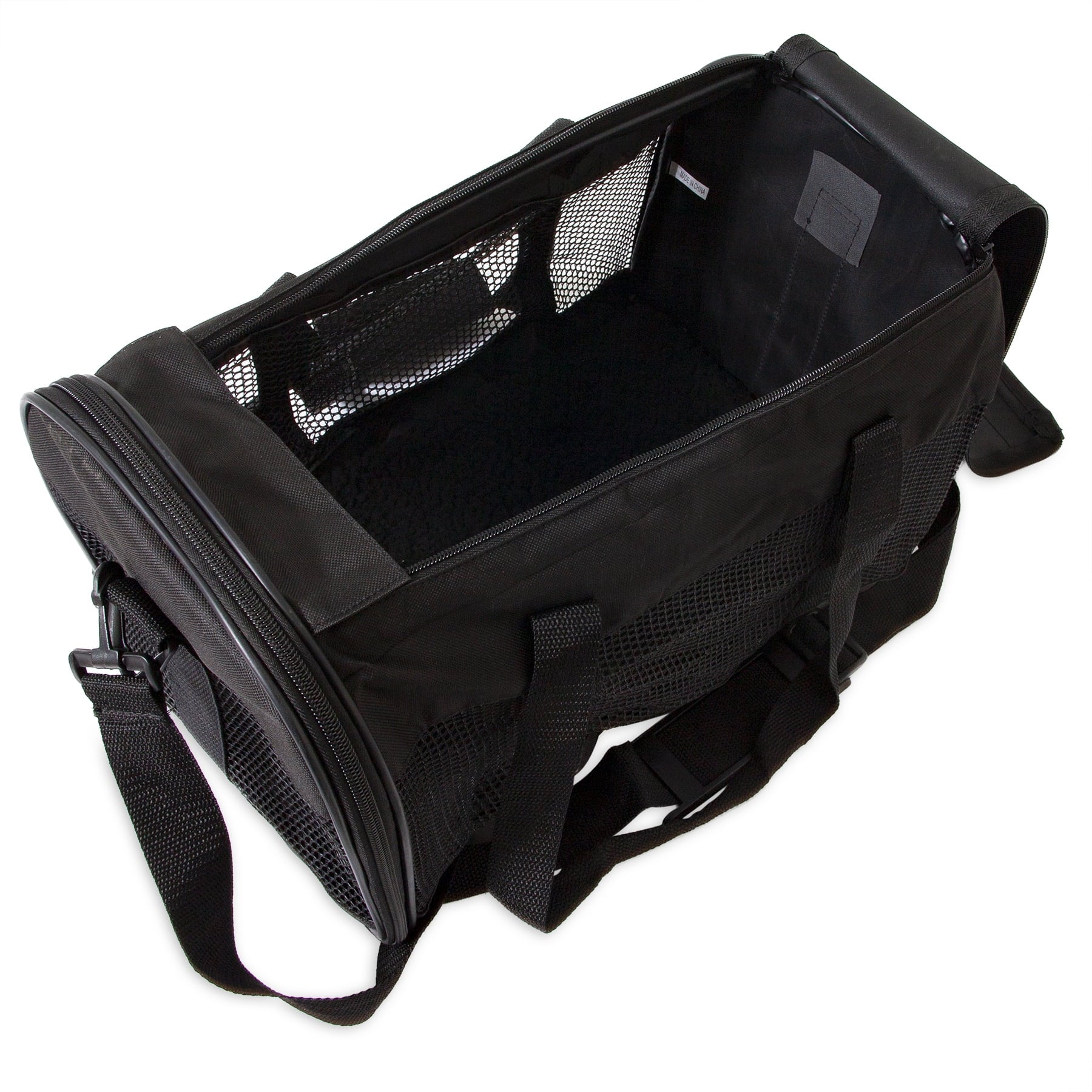 Petmate Soft-Sided Kennel Cab Airline Approved Travel Dog Carrier - Black