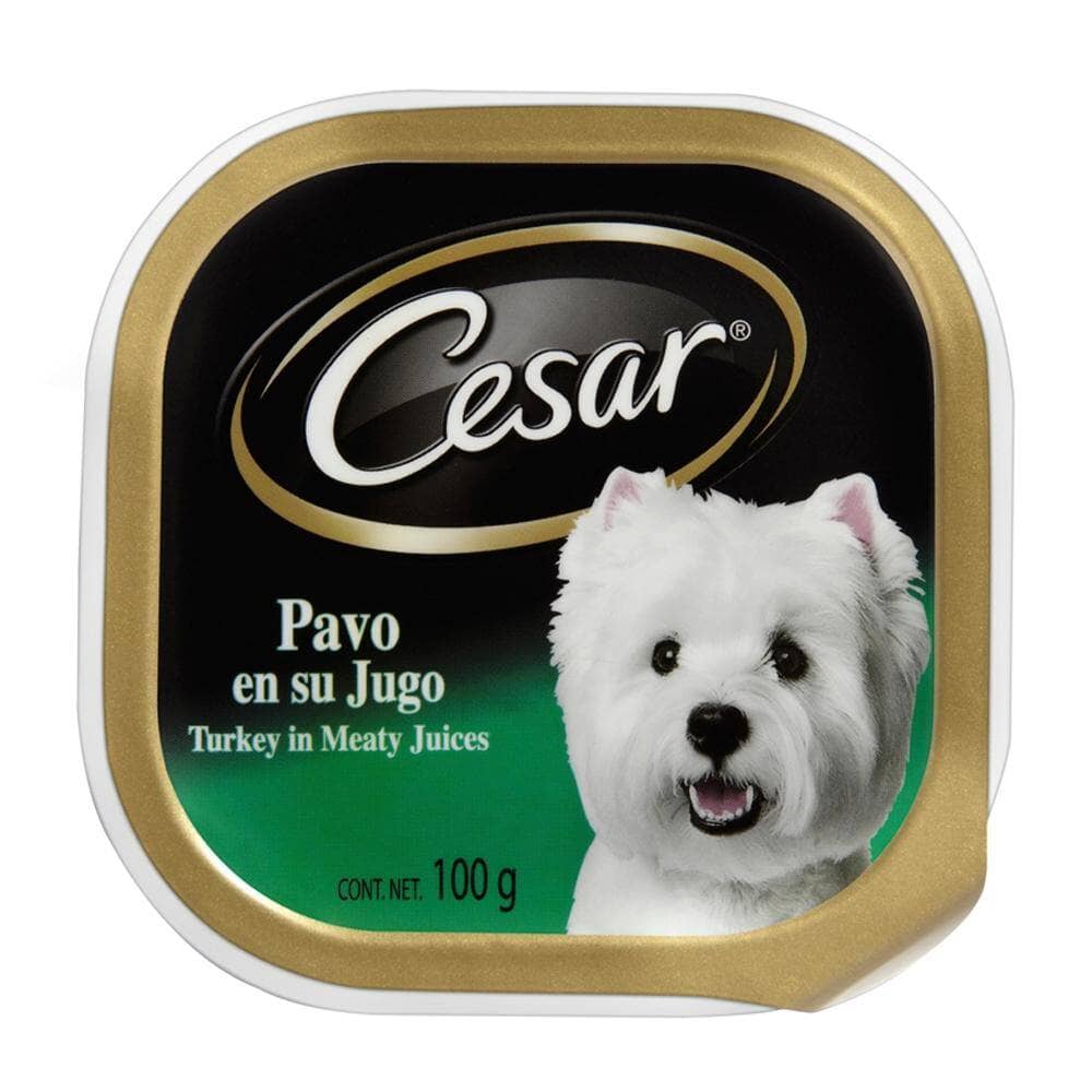 Cesar Classic Loaf in Sauce Turkey in Gravy Small-Breed Wet Dog Food Trays - 3.5 Oz - Case of 24 Default Title