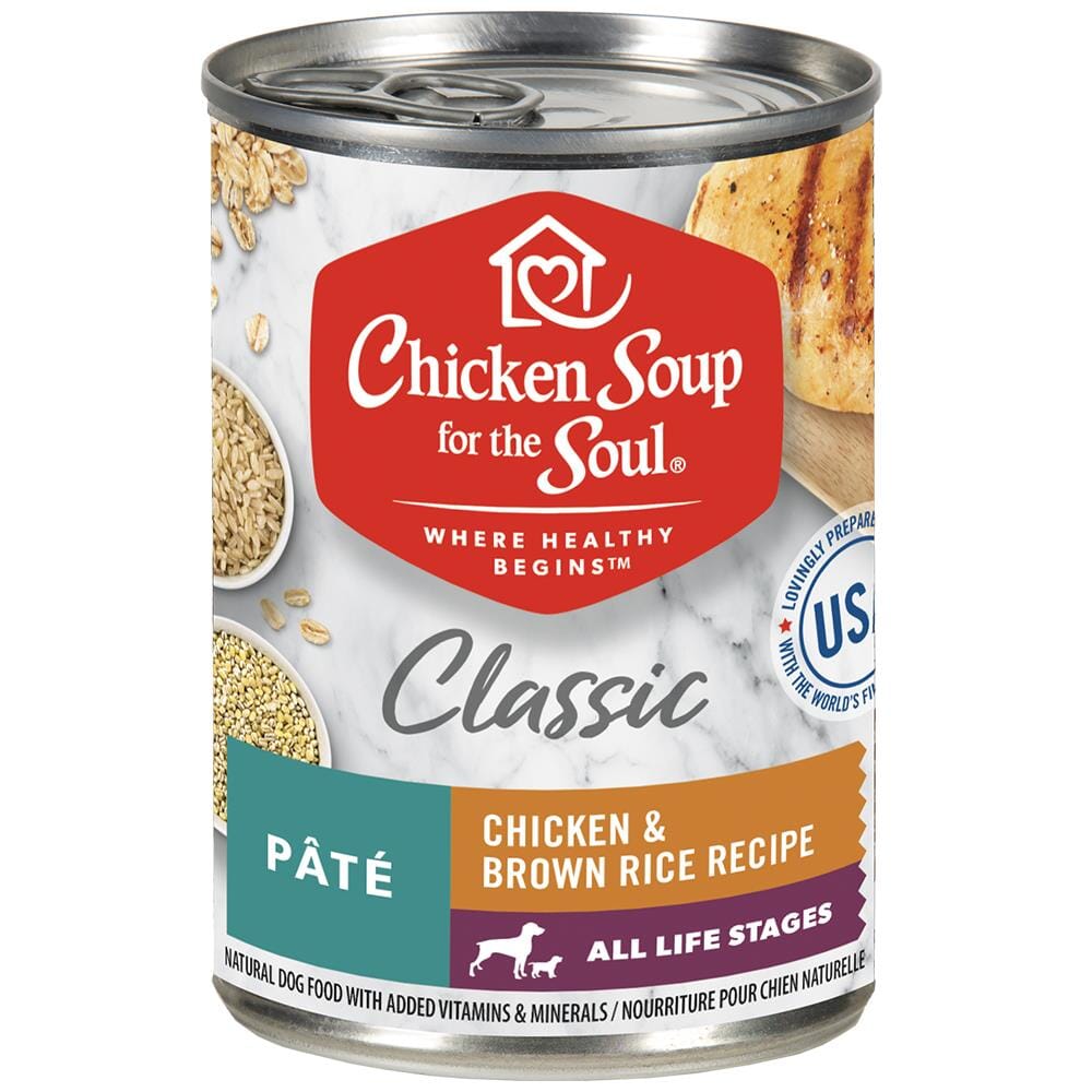 Chicken Soup for the Soul Chicken and Brown Rice Canned Cat Food - 13 Oz - Case of 12  