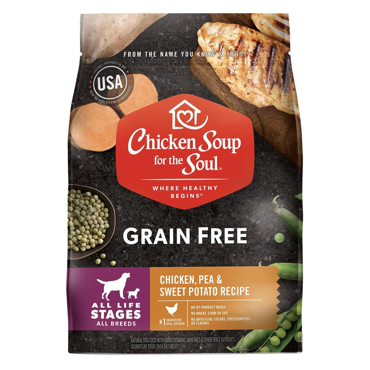 Chicken Soup For The Soul Grain Free Chicken, Turkey and Pea Dry Dog Food  