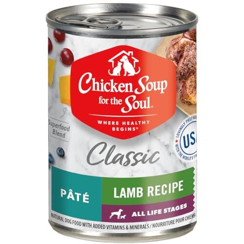 Chicken Soup for The Soul Lamb Pate All Life Stages Canned Dog Food - 13 Oz - Case of 12 Default Title