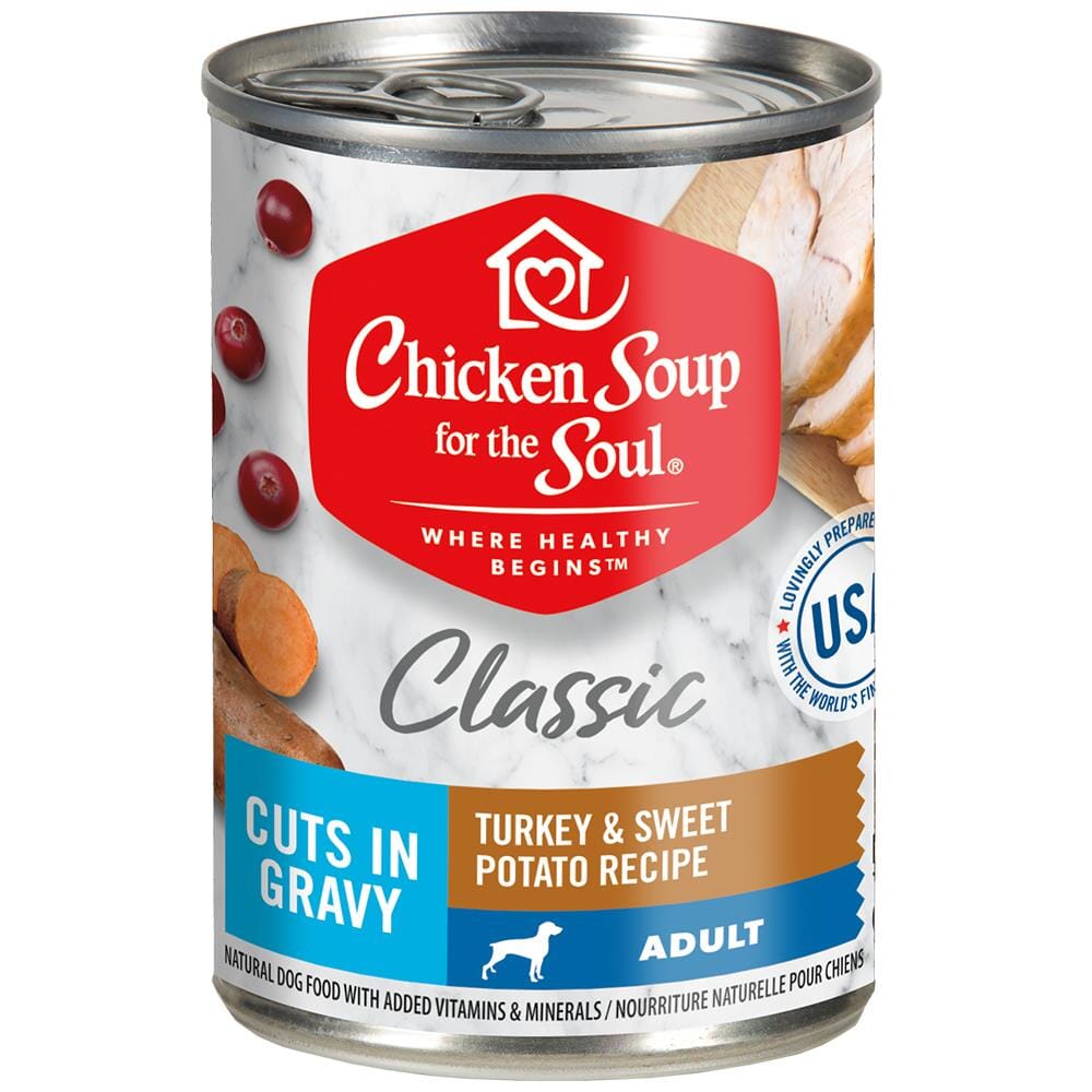 Chicken Soup for the Soul Turkey and Sweet Potato Canned Dog Food - 13 Oz - Case of 12  