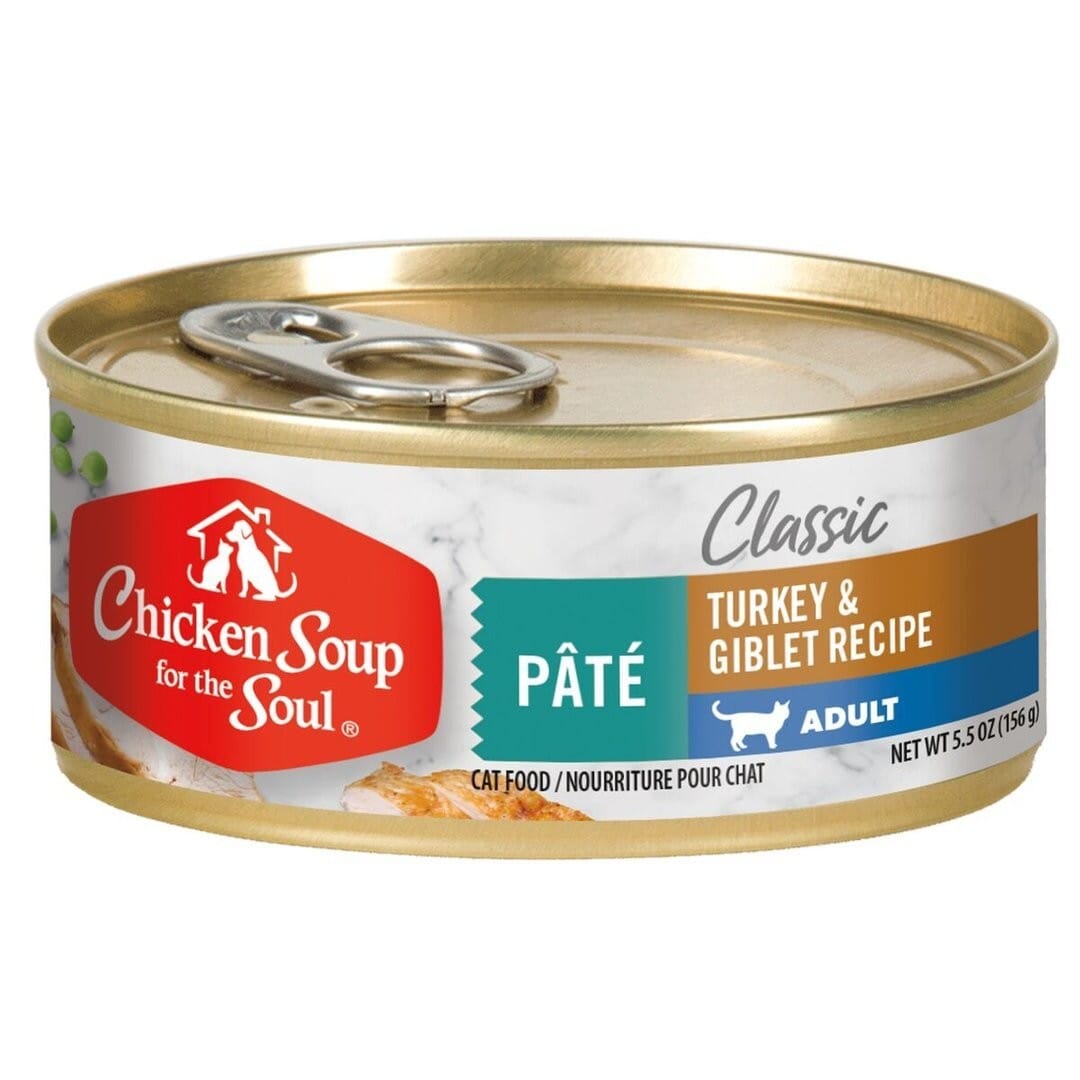 Chicken Soup for the Soul Turkey Canned Cat Food - 5.5 Oz - Case of 24