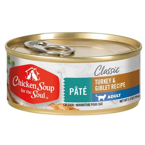 Chicken Soup for the Soul Turkey Canned Cat Food - 5.5 Oz - Case of 24  