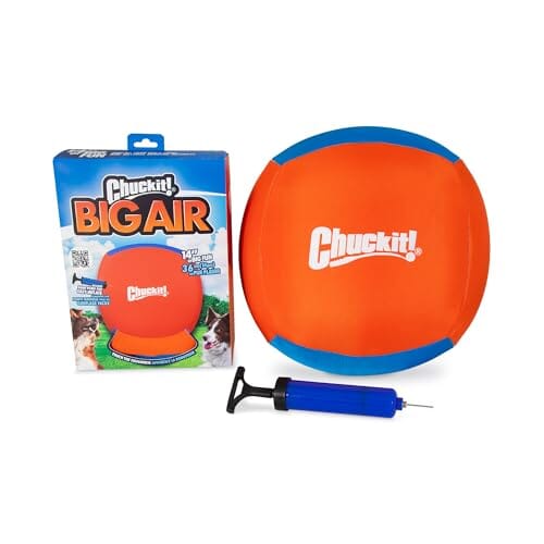 Chuckit! Big Air Ball Fetch and Float Dog Toy with Pump Default Title