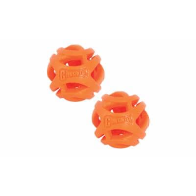 Chuckit! Petmate Breathe Right Air Fetch Ball Dog Toy Medium - 2.5 Inch - 2 Pack