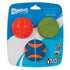 Chuckit! Petmate Fetch Medley Gen-2 Erratic Strato and Squeaker Balls Dog Toys - Medium - 2.5 Inch - 3 Pack Default Title