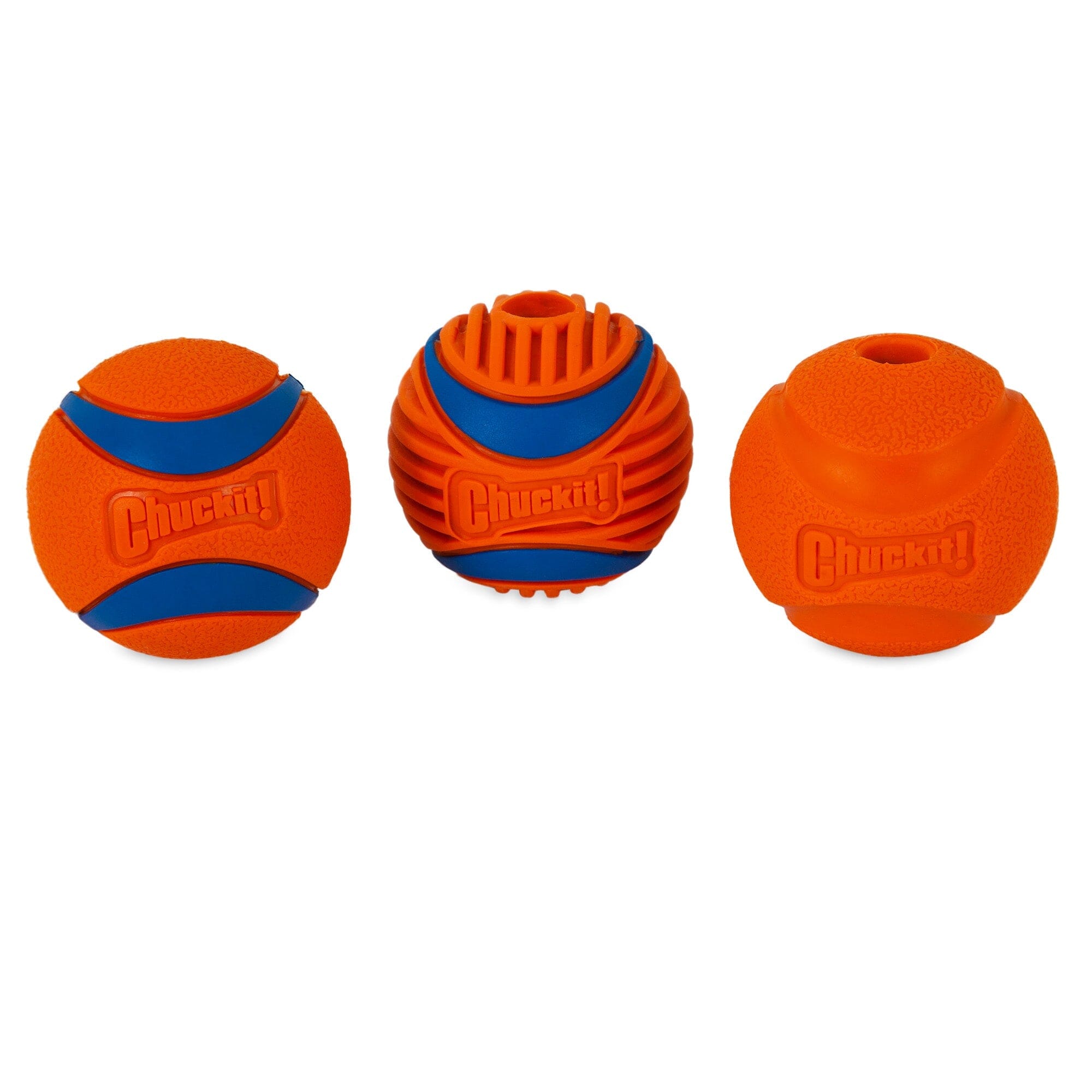 Chuckit! Petmate Fetch Medley Gen-3 High-Bounce Float and Rugged Balls Dog Toys - Medium - 2.5 Inch - 3 Pack