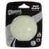 Chuckit! Petmate Max-Glow Glow-in-the-Dark Rubber Ball Fetch Dog Toy - White Large - 3 Inch