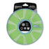 Chuckit! Petmate Max-Glow ZipFlight Disc Foam and Rubber Fetch Floating Dog Toy - Green - Medium - 8.5 Inch Default Title