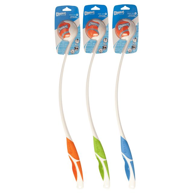 Chuckit! Petmate Pro Flinging Ball Launcher Interactive Fetch Dog Toy with 2.5 Inch Diameter Ball - 26 Inch Default Title