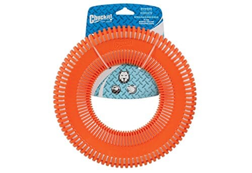 Chuckit! Petmate Rugged Flyer Disc Fetch TPR Floating Dog Toy - Assorted Color - Large - 11.4 Inch Default Title