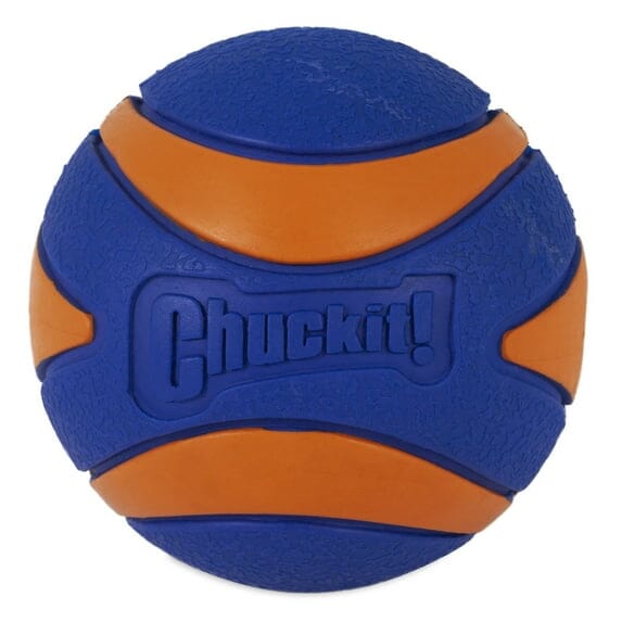 Chuckit! Ultra-Squeaker Ball High-Bounce and Fetch Rubber Dog Toy - Orange - Extra Large Default Title