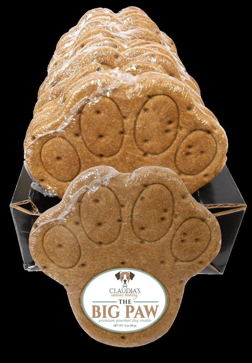 Claudia's Canine Bakery Big Dude Paws Beef and Chicken Biscuit Dog Treats - 3 Oz - 23 Count Default Title