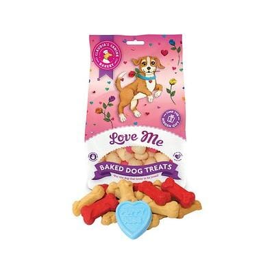 Claudia's Canine Bakery Love Me Bag Vanilla Valentines Biscuit Dog Treats - 8 Oz - 6 Pack Default Title
