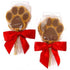 Claudia's Canine Bakery Peanut Butter and Carob Paw Print Suckers Dog Biscuits - 2.5 Oz - 10 Pack Default Title