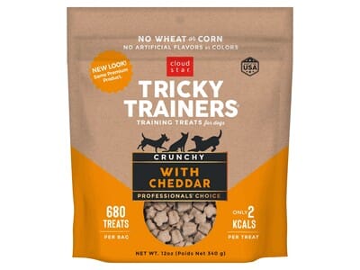 Cloud Star Tricky Trainers Cheddar Crunchy Tricky Trainers Biscuit Crunchy Dog Treats - 12 oz Bag  