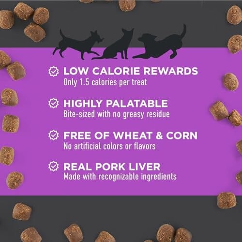 Cloudstar Tricky Trainers Liver Soft and Chewy Training Dog Treats - Mini - 5 Oz