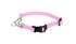 Coastal Adjustable Check Training Dog Collar with Buckle Pink Medium - L:14-18 X W:5/8 Inch