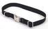 Coastal Adjustable Titan Metal Buckle Nylon Dog Collar Black Large - L:18-26 X W:1 Inch